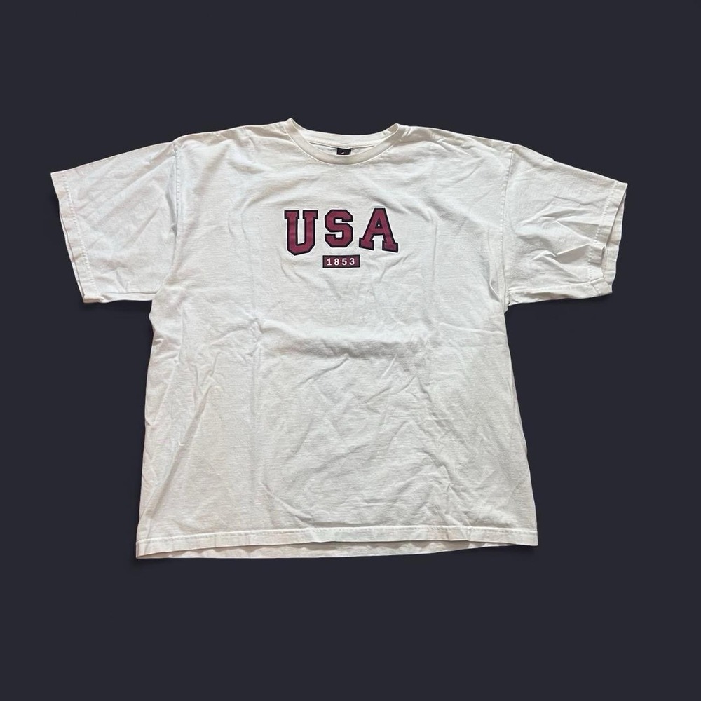 Levi's White Short Sleeve USA T-Shirt Men's Size XL Made In USA